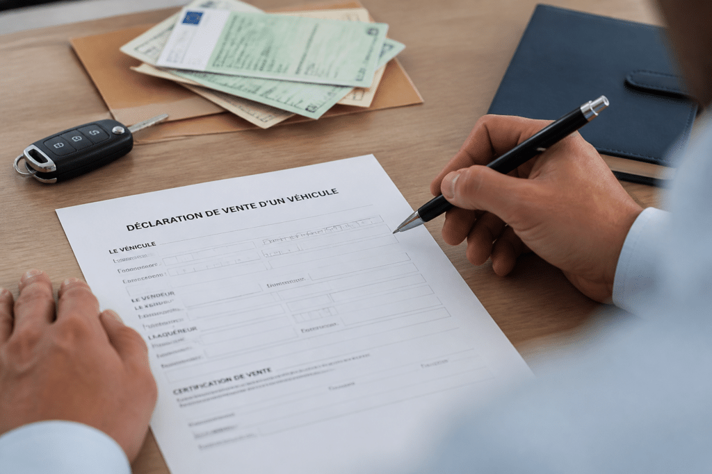 declaration vente voiture