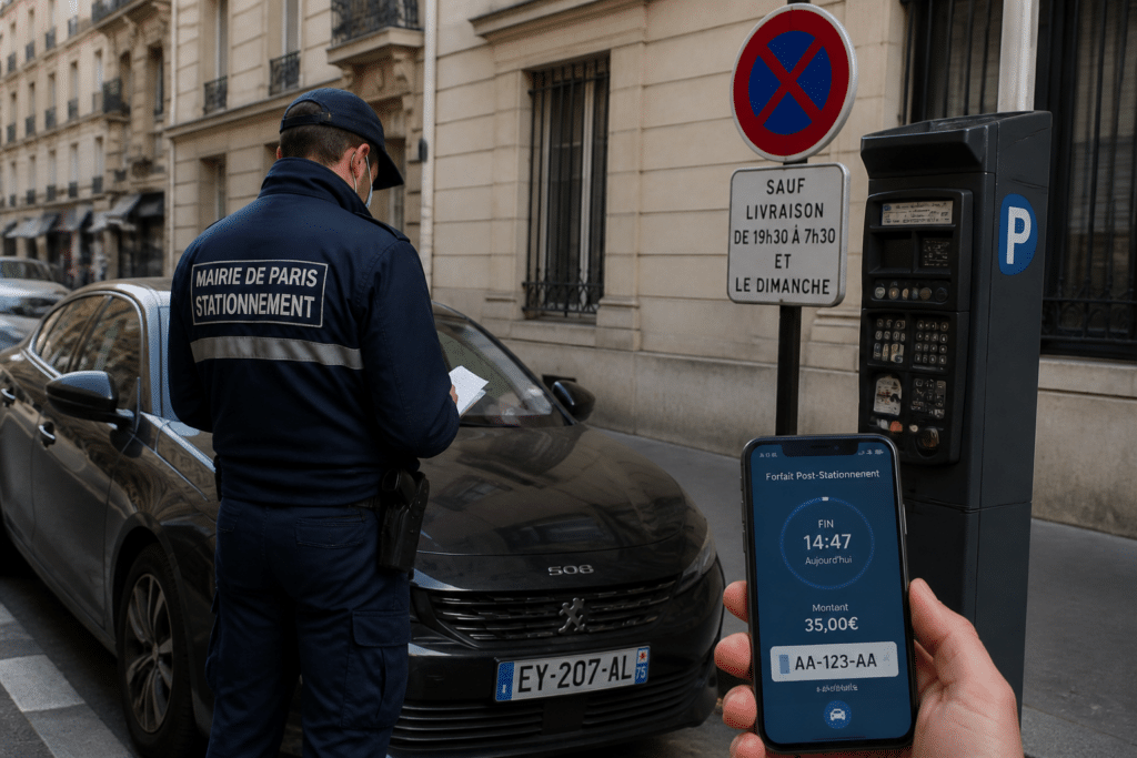 prix des amendes stationnement