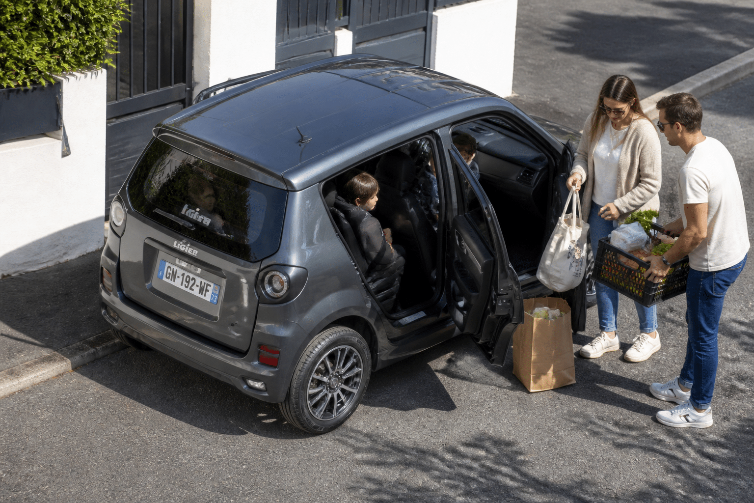 voiture sans permis 4 places
