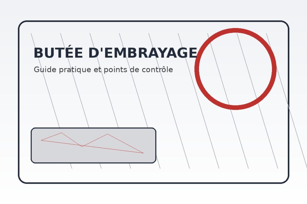 Butée d'embrayage : symptômes, risques et budget de remplacement