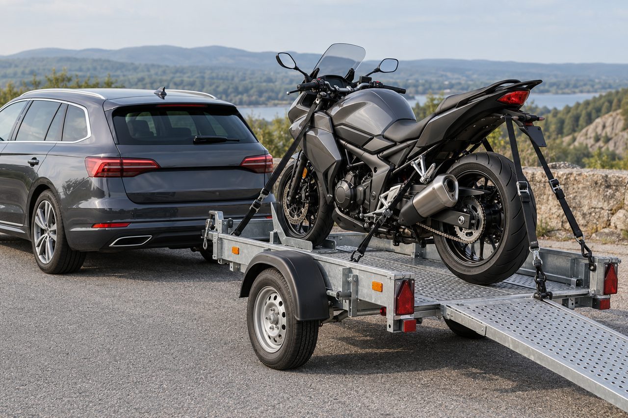 Remorque moto location : les 7 vérifications indispensables avant de réserver